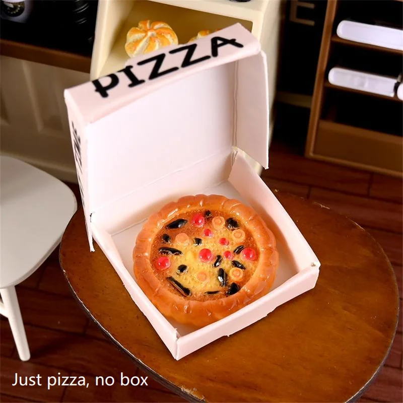 لطيف 10 قطعة دمية مصغرة مقلد المطبخ الغذاء لعبة البيتزا نموذج ديكور المنزل طفل اللعب لعبة المشهد الصغير الحلي الهدايا
