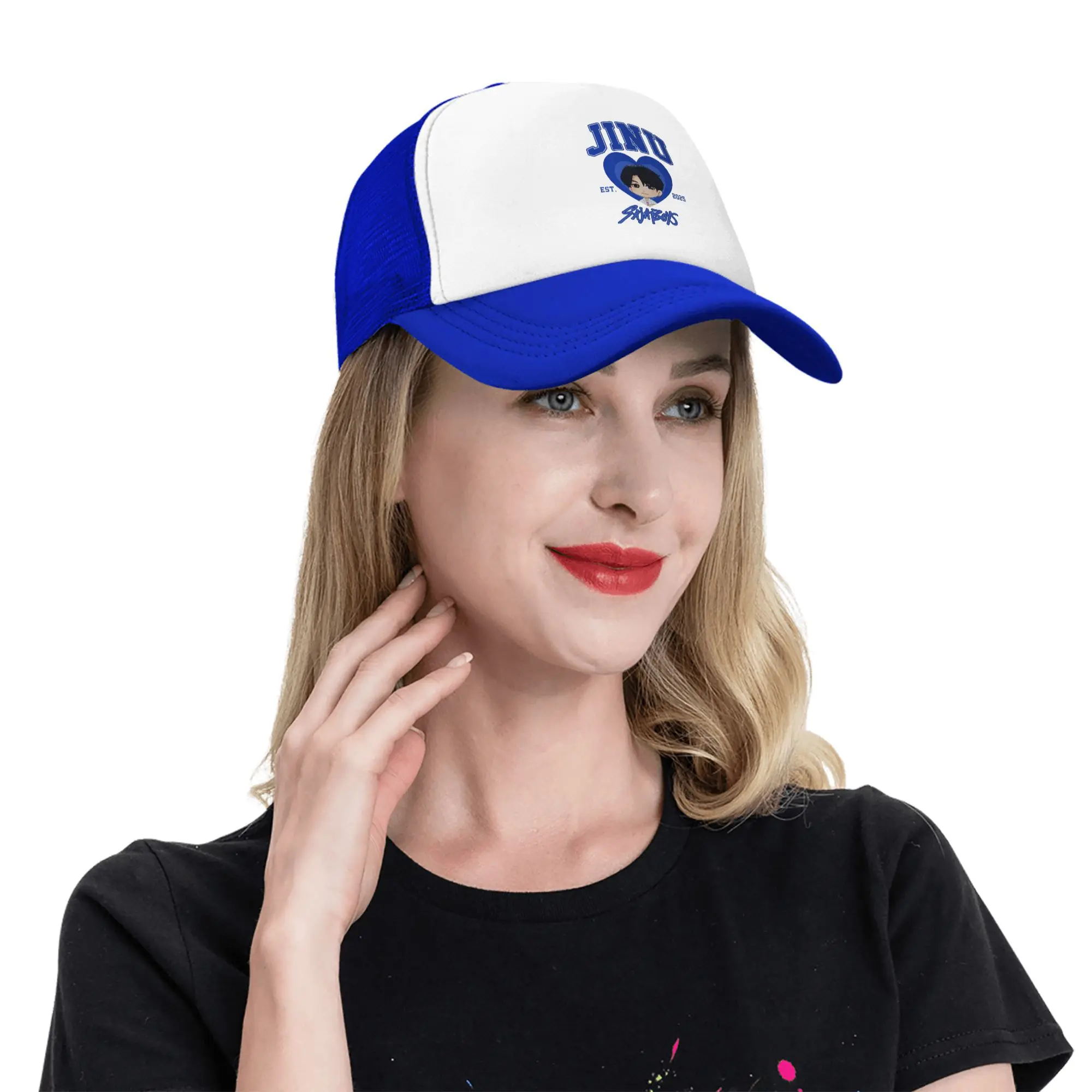 الكبار جينو KPop شيطان الصيادين ساجا بنين قبعات سائقي الشاحنات شبكة قبعات البيسبول Snapback قبعات قبعة قبعات للحماية من الشمس تنفس قبعة سائق الشاحنة الصيف