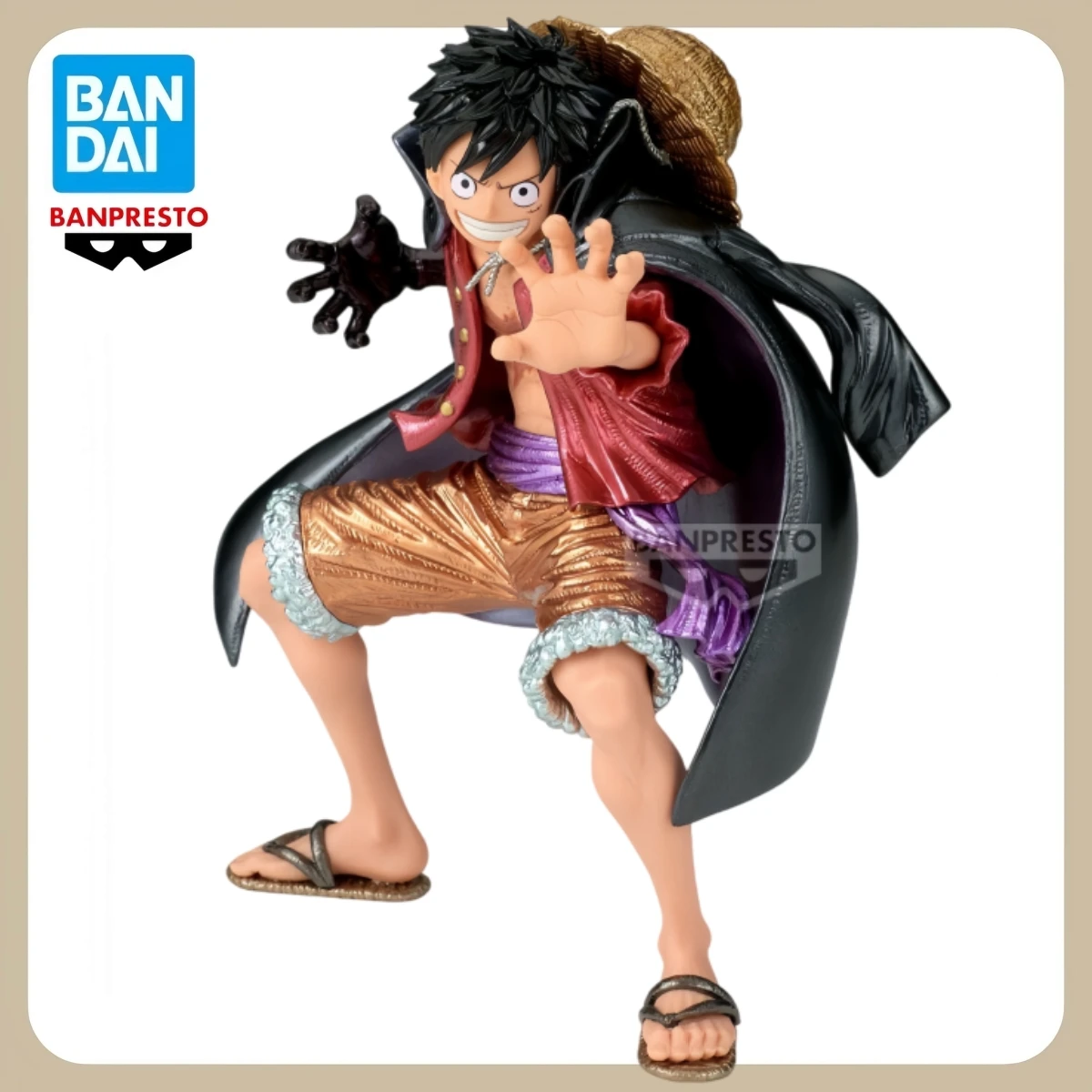

In Stock Anime Action Figures Bandai Banpresto ONE PIECE MONKEY.D.LUFFY Wano Country 2 Statue Model Toys Collectibles