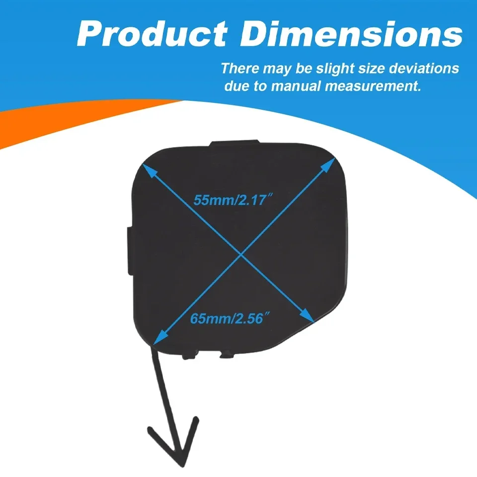 Piezas de automóvil, gancho de remolque para parachoques trasero, tapa de cubierta de ojo para Subaru Forester 2009 2010 2011 2012 57731SC050, embellecedor de tapa de remolque