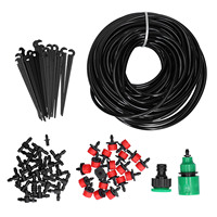 20M 4/7 Drip Irrigation System, Automatic Watering Kit with 20 Adjustable Drippers for Potted Plants, Succulents & Gardens