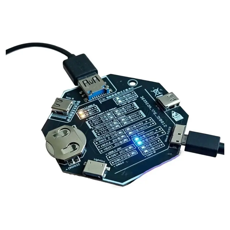 A97I-For USB Charging Cable Tester Multi-Function For USB Test Board Detector For Type-C Data Cable Continuity& Short Circuit Te