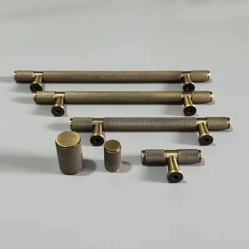 الشمال مخرش خمر الأثاث النحاسي مقابض مقابض البرونزية للخزائن والأدراج الفاخرة مفيدة خزانة طويلة تسحب #3