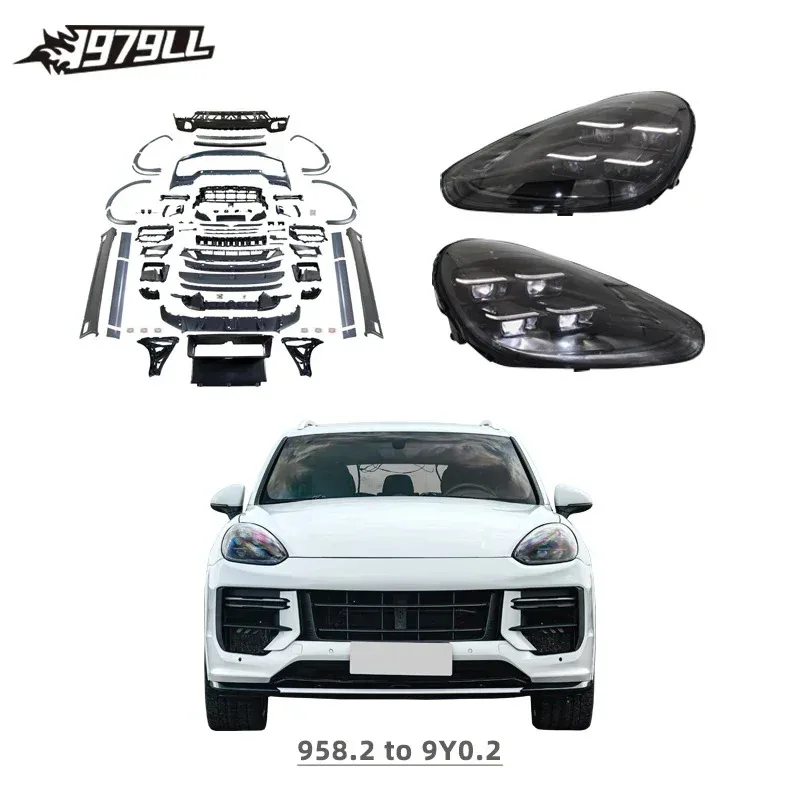 Car Bodykit 2015 2016 2017 958.2 Front Bumper Upgrade To 9Y0 9Y0.2 Body Kit For Cayenne 958