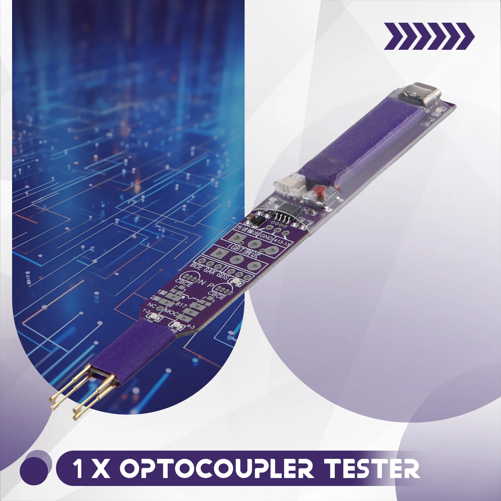 Opticoupling Online Tester Multi-Function Optocoupler Tester Detection Tool For Transistor MOS Tube IGBT Power Tube-A54R