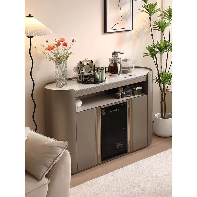Smart Tea Bar Water Dispenser With Refrigerator Multi-functional Living Room Household Dining Side Integrated CabinetD18