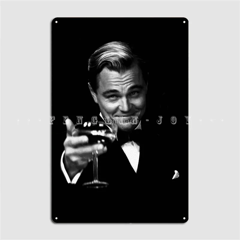 Th Great Gatsby Metal Plaque Poster Club Home Party Classic Mural Painting Tin Sign Posters