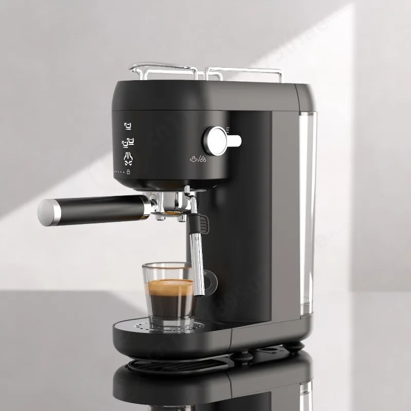 Semi‑Automatic Espresso Coffee Machine, 110V‑220V Visible Coffee Maker for Home & Commercial Use