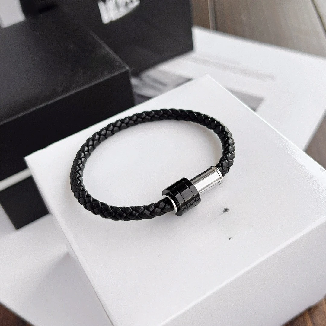 سوار جلدي بإبزيم مغناطيسي MB – سوار حبل بسيط للزوجين #2