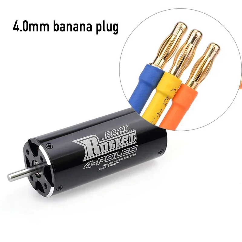 UniFlySURPASSHOBBY Rocket 2968 3400KV 3800KV Motor For Traxxas Blast Feilun FT011 FT012 600-800mm RC Boat Car