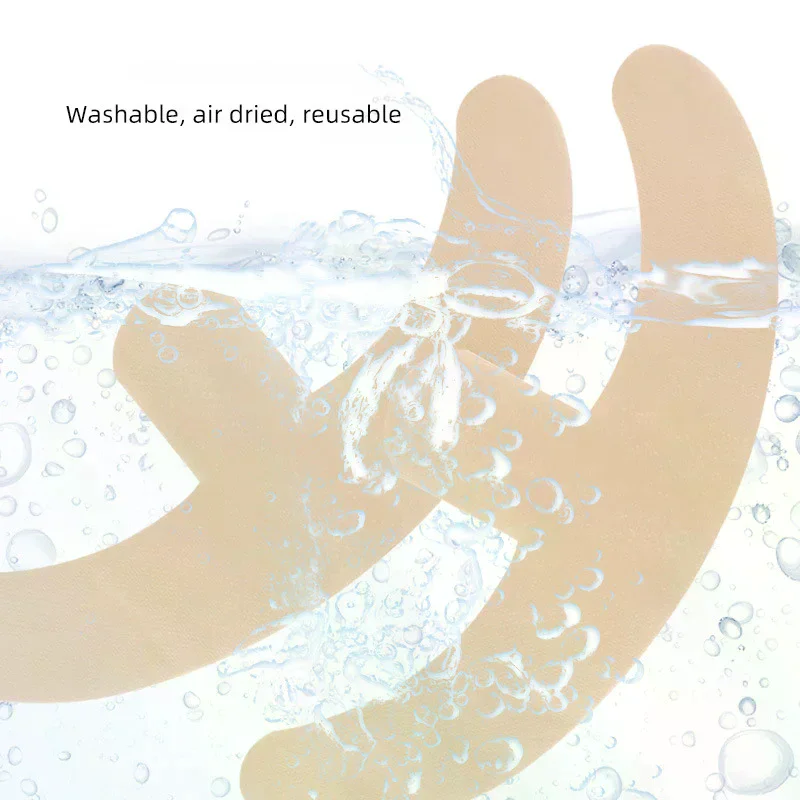 Reusable Silicon Gel Invisible Stickers Circular Arc Chest Invisible Concealer Scar Repair Patch Tattoo Flaw Conceal Tape