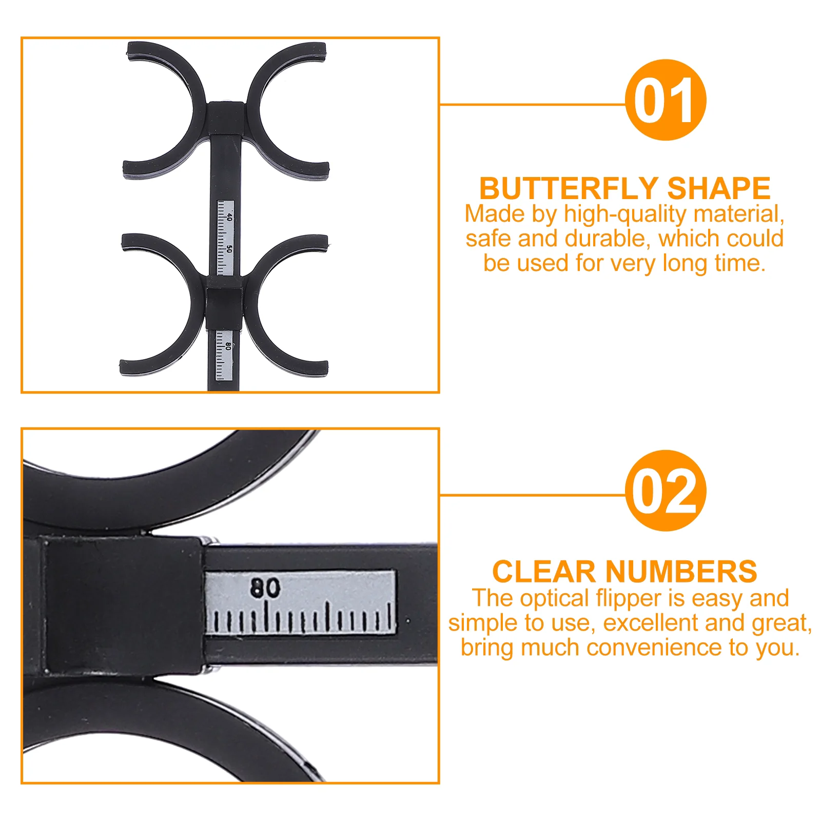 Vision Training Shoot Flipping Tool Brillenteile Ophthalmic Utensil Fixture Plastic Optometry Confirmation Child