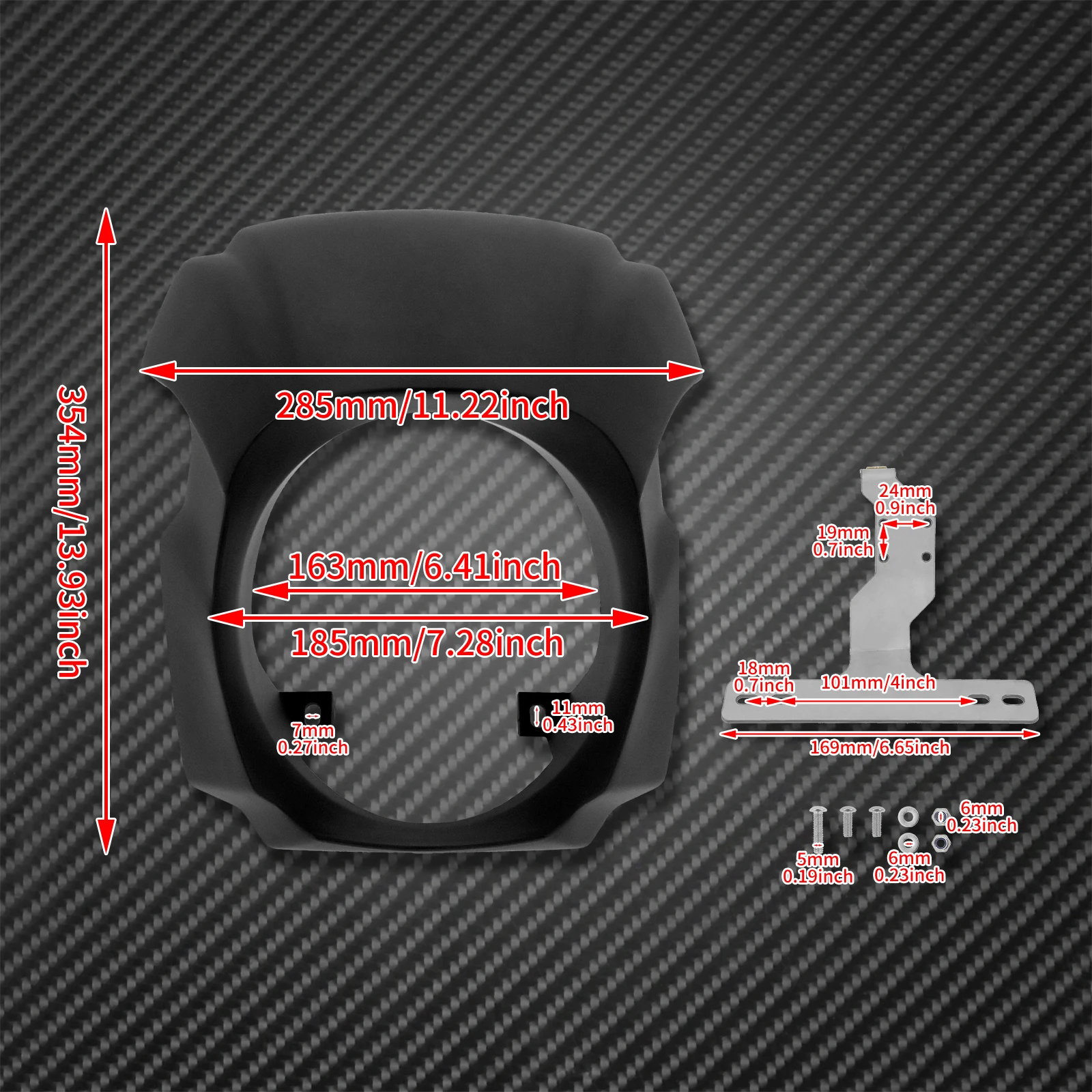 مصباح أمامي لامع أسود/غير لامع للدراجات النارية غطاء أمامي لموديل Harley Softail break out FXBRS FXBR 2018-2022 2023