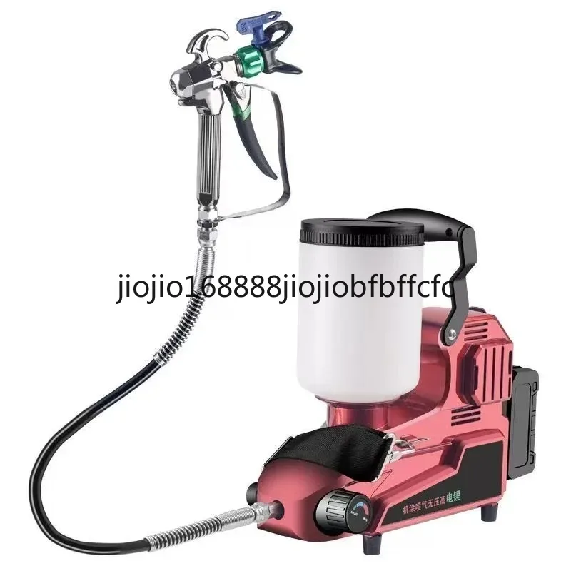Suitable for 2L airless spray paint machine 500w small portable backpack airless spray gun latex line