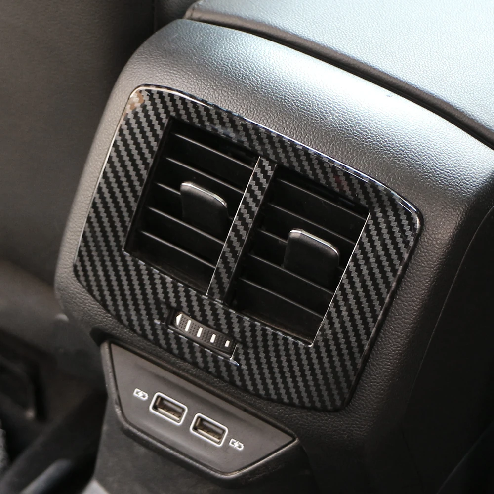 Sandaran tangan belakang mobil bingkai Outlet ventilasi udara untuk Volkswagen T Roc Vw t-roc 2017 2018 2019 2020 2021 2022 Aksesori Mobil