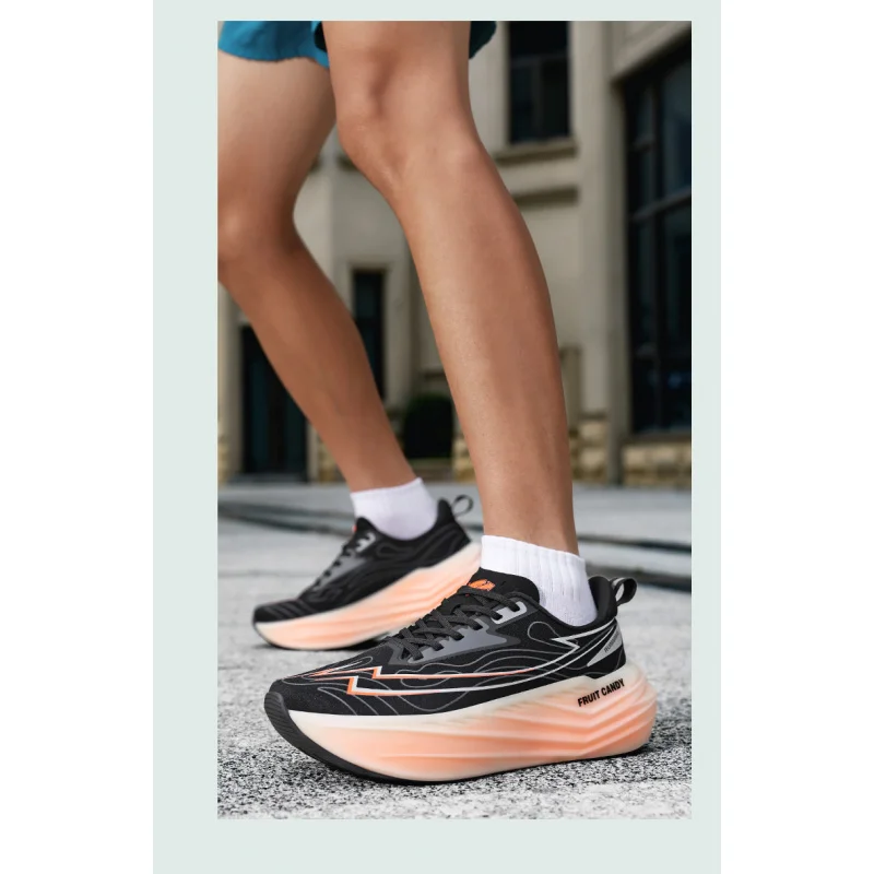 冬用の男性用快適なスポーツシューズ、防水性と滑り止めの革表面、屋外ランニング用男性用シューズ、耐摩耗性