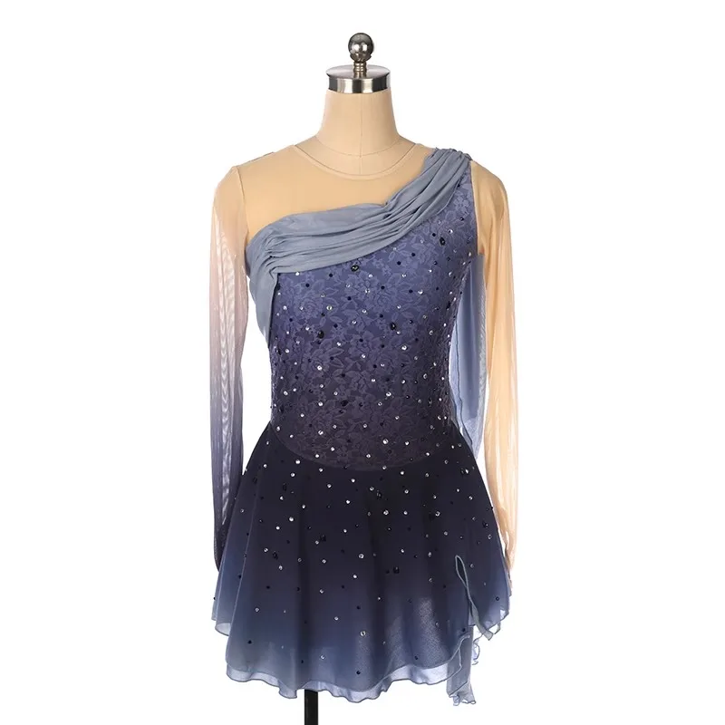

Women's Children's Gymnastics Sportswear Dresses Figure Skating Gymnastics Performance Dress Roller Skating Competition Dresses