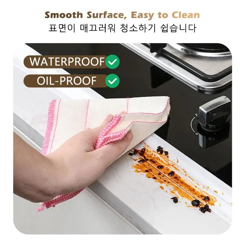 Self Adhesive Caulk Tape Waterproof Flexible Sealing Strip 4M for Bathroom Washbasin Kitchen Sink Toilet Gap