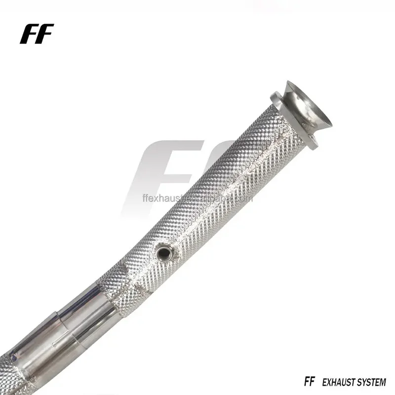 Factory  Heat Shield Drain Pipe Header Exhaust Pipe  for Land Rover Defender 110 5.0 V8 High Performance Car Exhaust Pipe