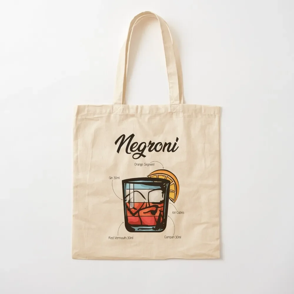 

Negroni Cocktail Recipe Tote Bag Customizable tote bag Women's bags Tote Bag