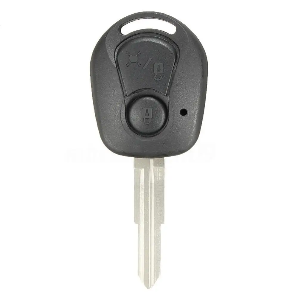 Blade Remote Key Case 2Button Uncut Fob Shell for Actyon Ssangyong Kyron Rexton