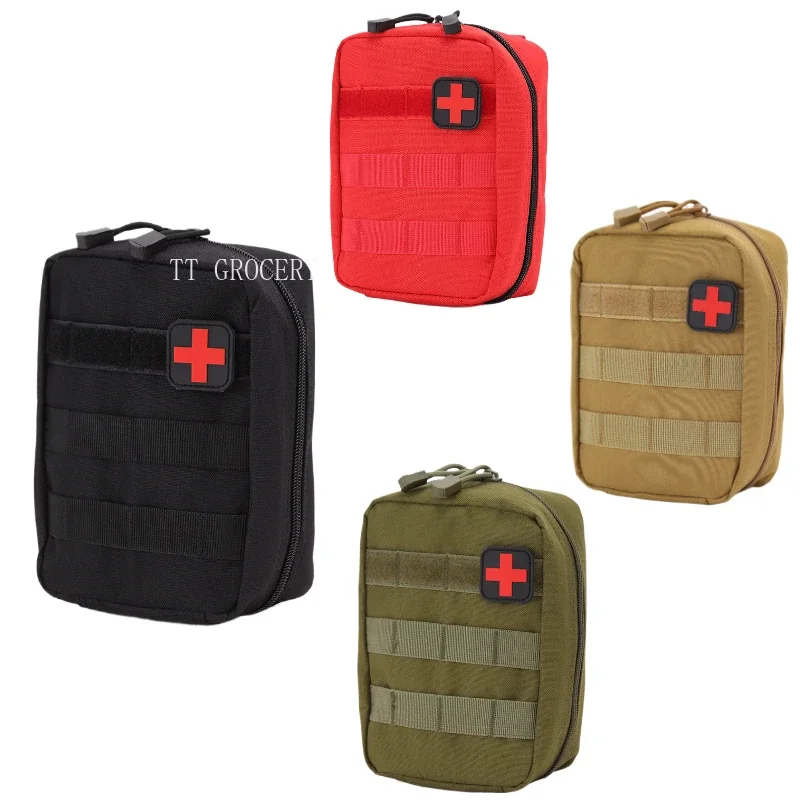 ชุดปฐมพยาบาลแบบพกพา Medical Bag สําหรับเดินป่าท่องเที่ยวฉุกเฉินกรณี Survival เครื่องมือ EDC กระเป๋า Camping