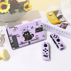 The Little Black Cat Protective Case for Switch Oled, Soft TPU Slim Cover for Nintendo Switch Console,NS Game Accessorie