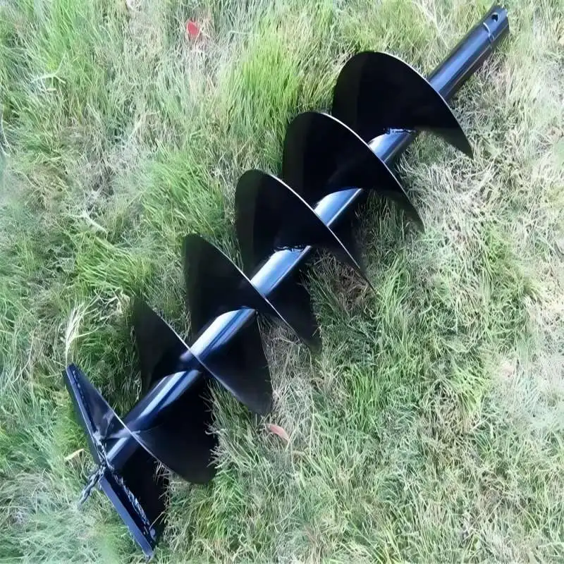 High Torque Skid Steer Auger Attachment for Earth Drilling, CE Certified