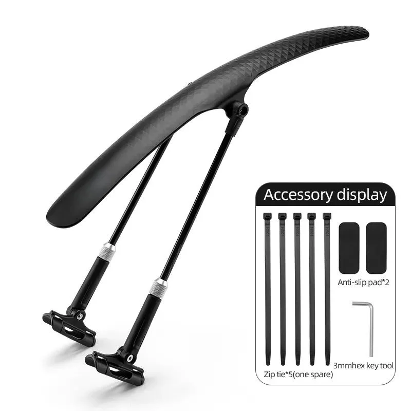 

ZOYOSPORTS Road Bike Fenders- Quick Release Lightweight Road Bicycle Fender for 700C Bikes - Adjustable and Easy to Install Rear