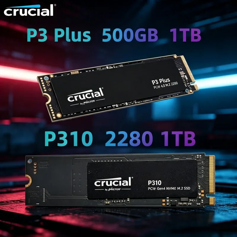 Crucial T500 1TB Internal Hard Drive OEM Package Crucial P3 Plus 1TB 2TB PCIe Gen4 NVMe M.2 SSD Crucial NVME 2280 P310 1TB SSD