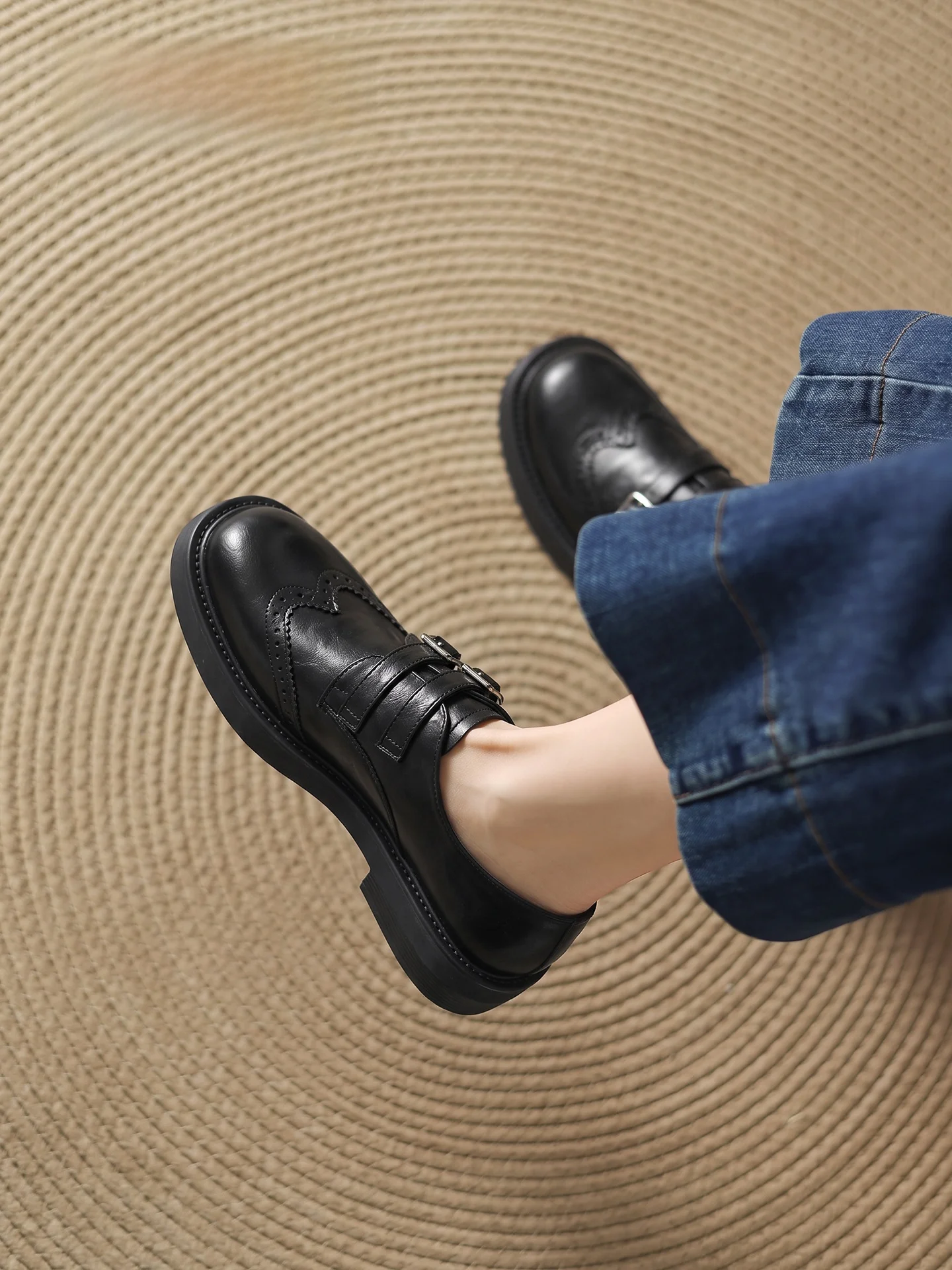 agsdon-women's-thick-bottom-brogue-loafers-summer-new-style-retro-british-style-round-toe-comfortable-fashion-single-shoes