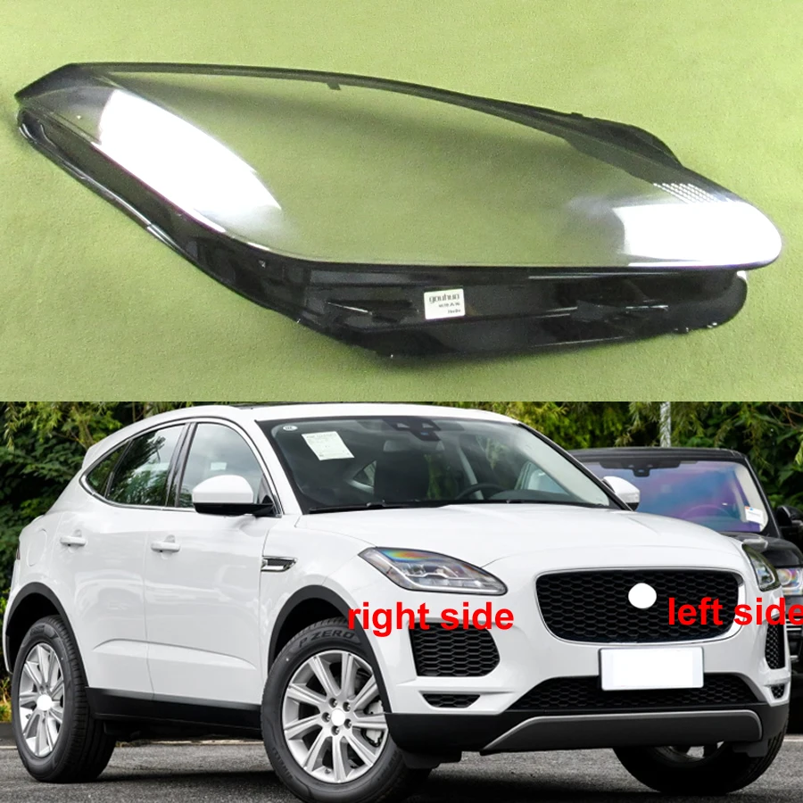 

For Jaguar E-Pace 2018 2019 2020 Headlamp Transparent Cover Lampcover Headlight Shell Lens Replace Original Lampshade Plexiglass