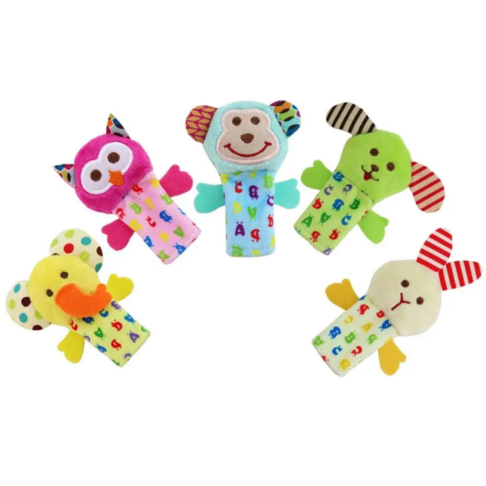 

5Pcs Finger Puppets Set Soft Animal Play for Kids Storytelling Educational Fun Hand Puppet Kids Finger Puppets