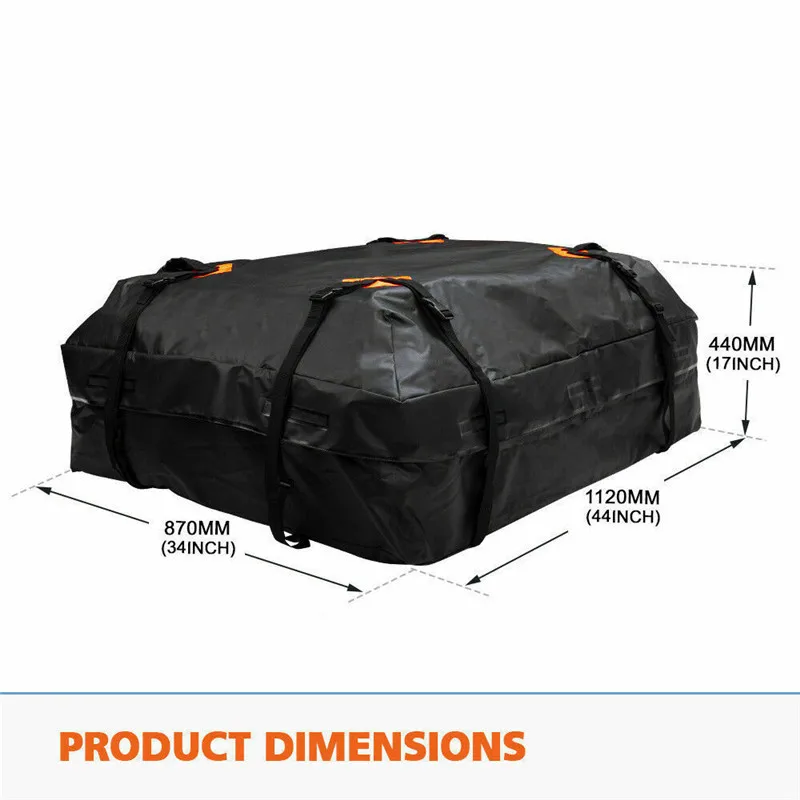 420D Oxford cloth, car roof bag, luggage waterproof storage bag, dustproof and non-slip pad for luggage bag.