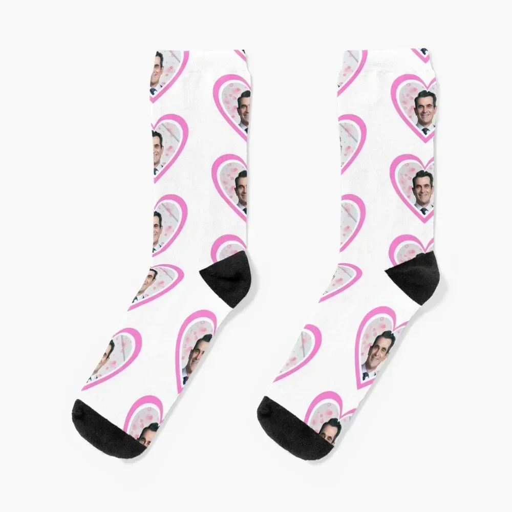 

Modern family: Phil Dunphy heart Socks set hockey gift hip hop Socks Men's Women's