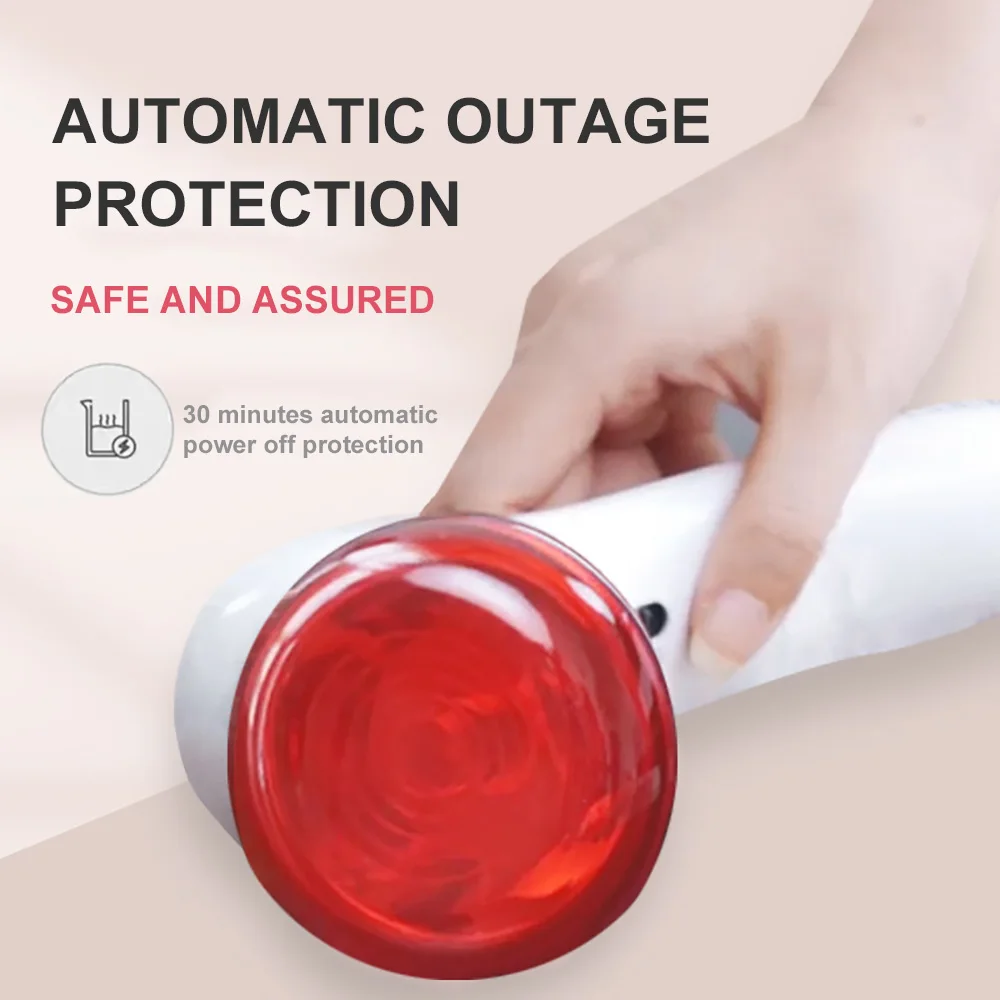 

Suyzeko Терапия красным светом Нагревательная палочка Инфракрасная лампа для жарки Ручная тепловая лампа для облегчения мышечной боли Увеличенная кровообращение