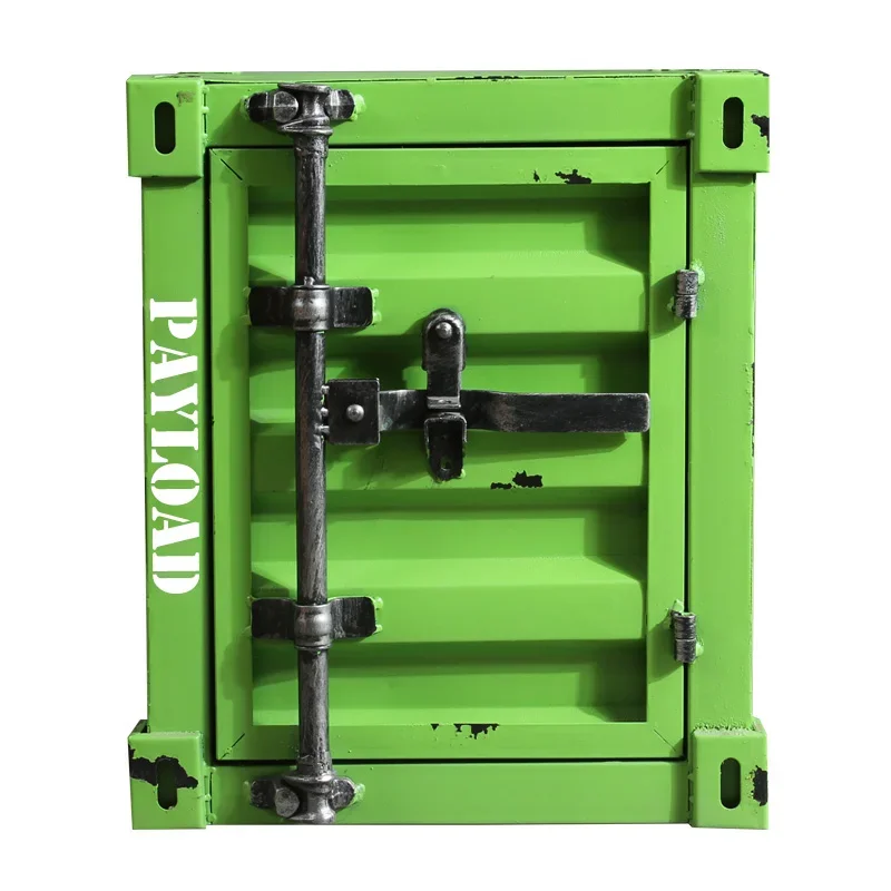 Creative Custom Vintage Industrial Theme Container Sofa Side Coffee Table Bedside Table Stool Bar Club Deco Library Furniture L