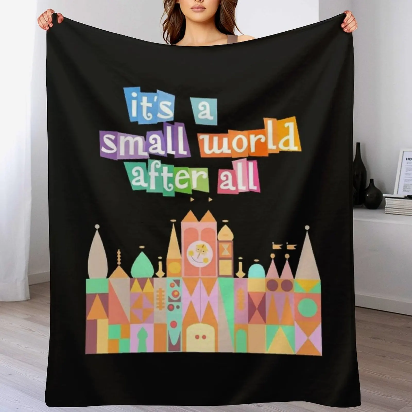 It's a small world after all tshirt - It's a small world after all hoodies Throw Blanket Comforter Stuffeds Blankets