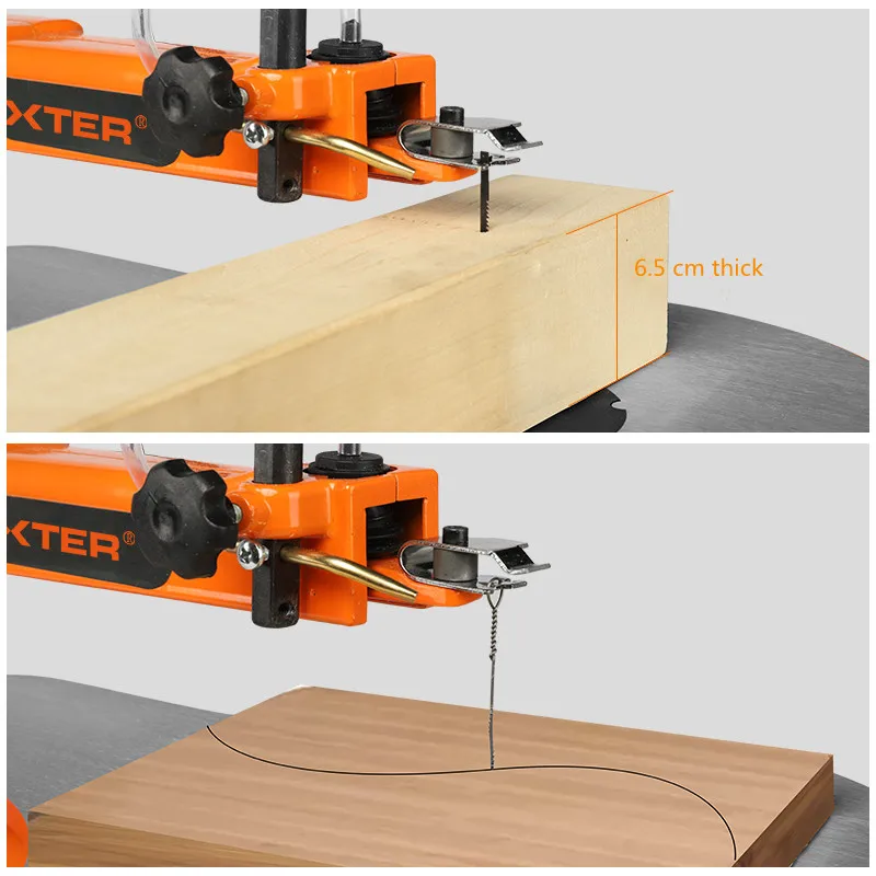 Segare la curva segare la lavorazione del legno tipo di tavolo sega a filo a velocità regolabile segare il filo di acciaio multiuso