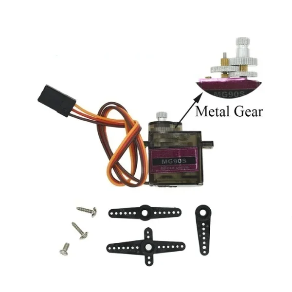 Servo SG90 MG90S 9g Servo 450 Helicopter Trolley Servo 90-180 degree 360 degree SG92R 2.5kg DC 4.8V 90-180 degree