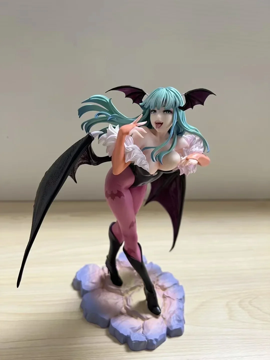 Anime Darkstalkers Bishoujo Statue Morrigan Sexy Vampir Figure Model Collection Toys Ornament Friend Gifts