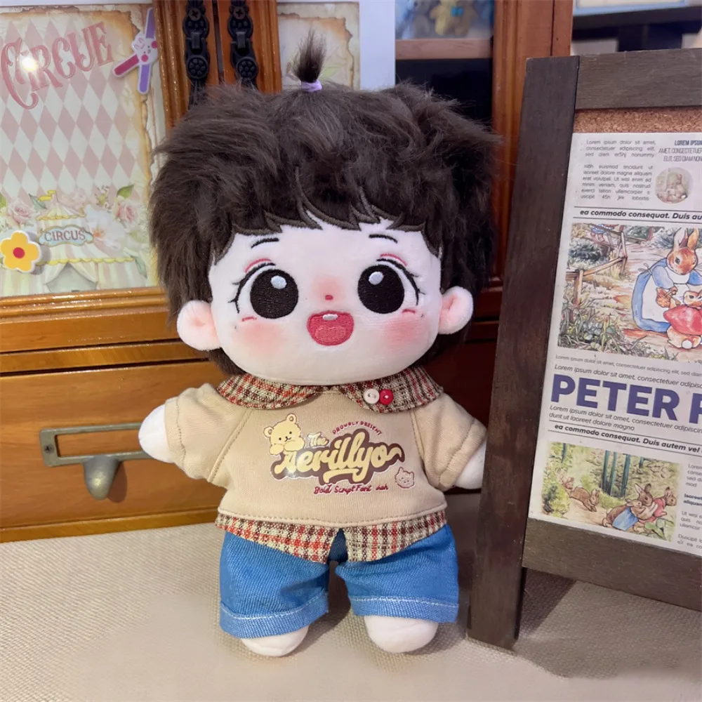 Hoodie 20CM Cotton Doll Clothes Pants Casual Suit Stuffed Doll Suit Mini Boy Plush Toys Clothes 20cm Cotton Doll