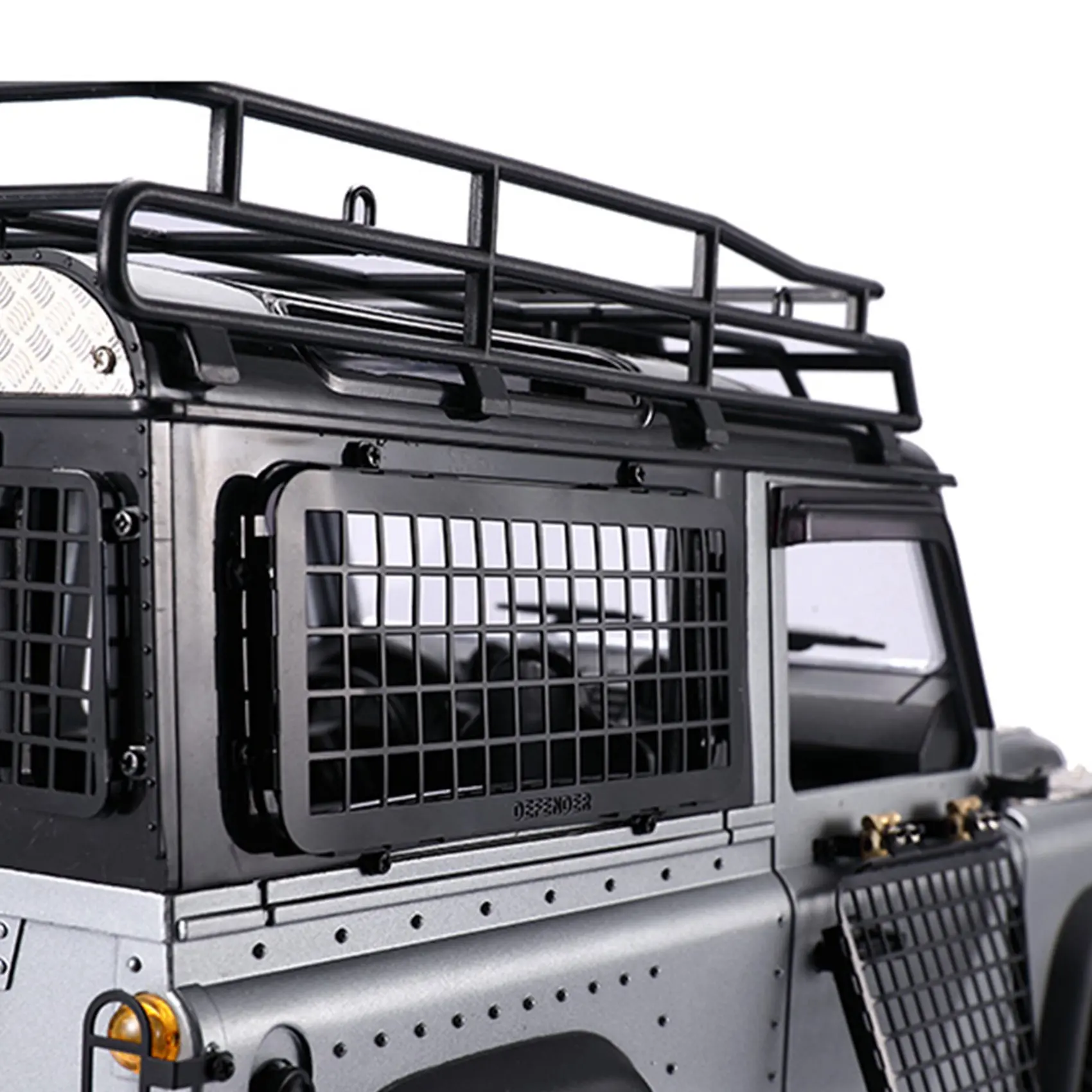 B78B-Voor MN D90 D99S MN99S Achter Lampenkap Achteruitrijlamp Licht Cover & Stereoscopische Achterruit Mesh Beschermende Netto