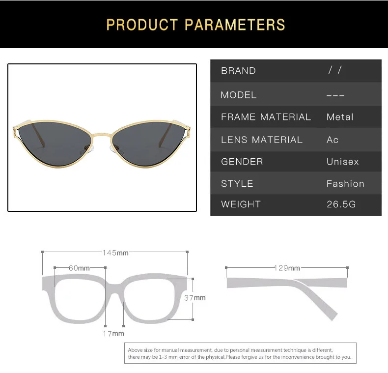 Marke Kleine Cat Eye Sonnenbrille Frauen Luxus 2042 Einzigartige Metall Rahmen Braun Sonnenbrille Trendy UV400 Brillen Shades Vintage – Detail 7