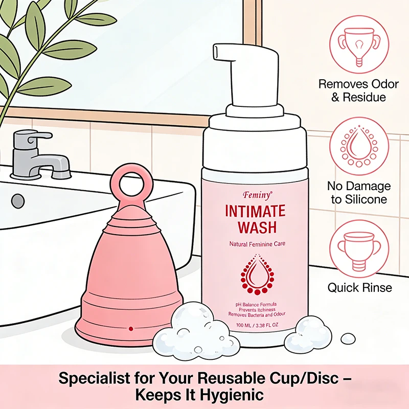 

Women's XS Medical Silicone Soft Hypoallergenic Certified Menstrual Period Cup Female Menstruation Personal Care Product