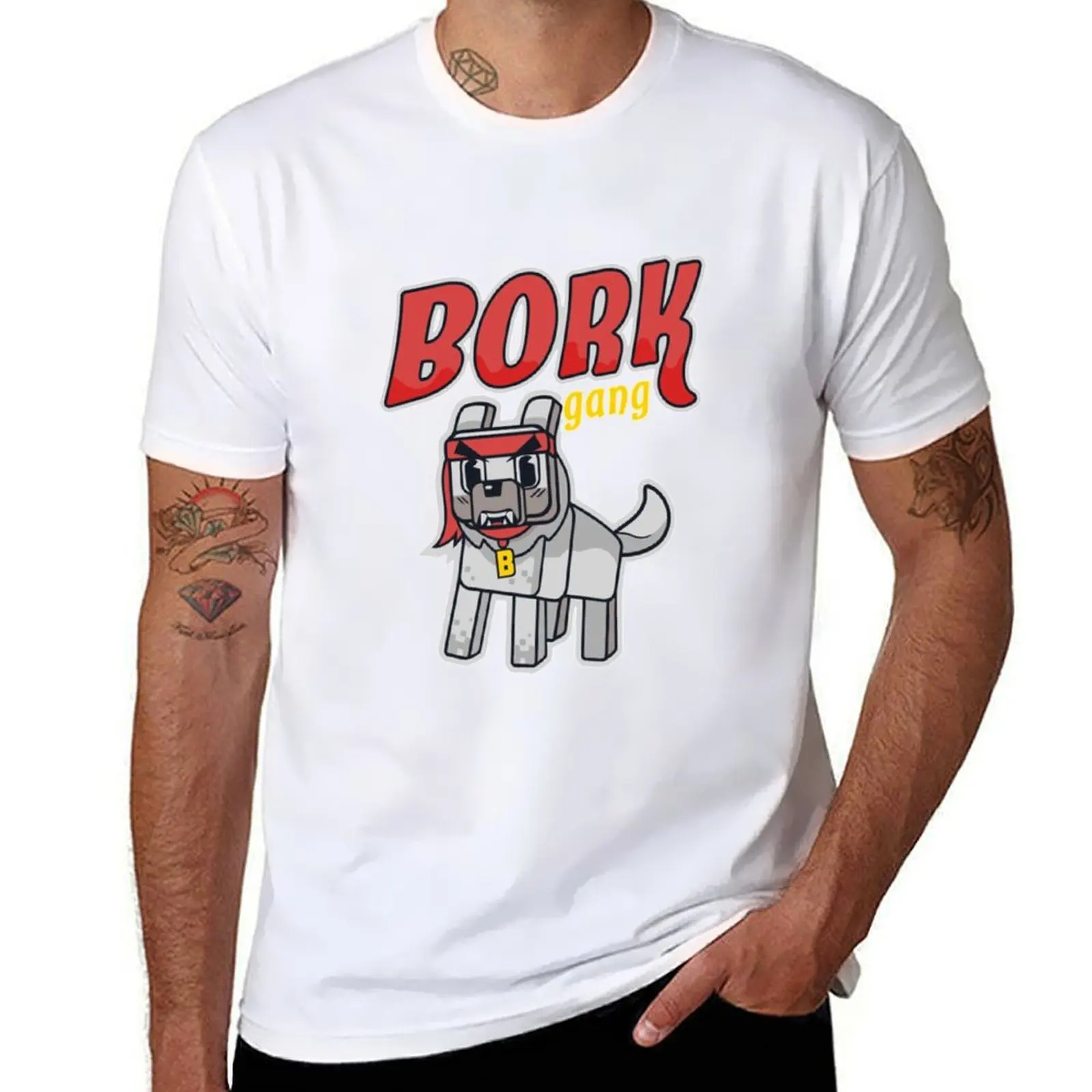

Футболка Bork Gang Футболка Bork Gang_by Morganbeem_ Футболка футболки хлопок 100% мужская футболка хлопок 100% футболка