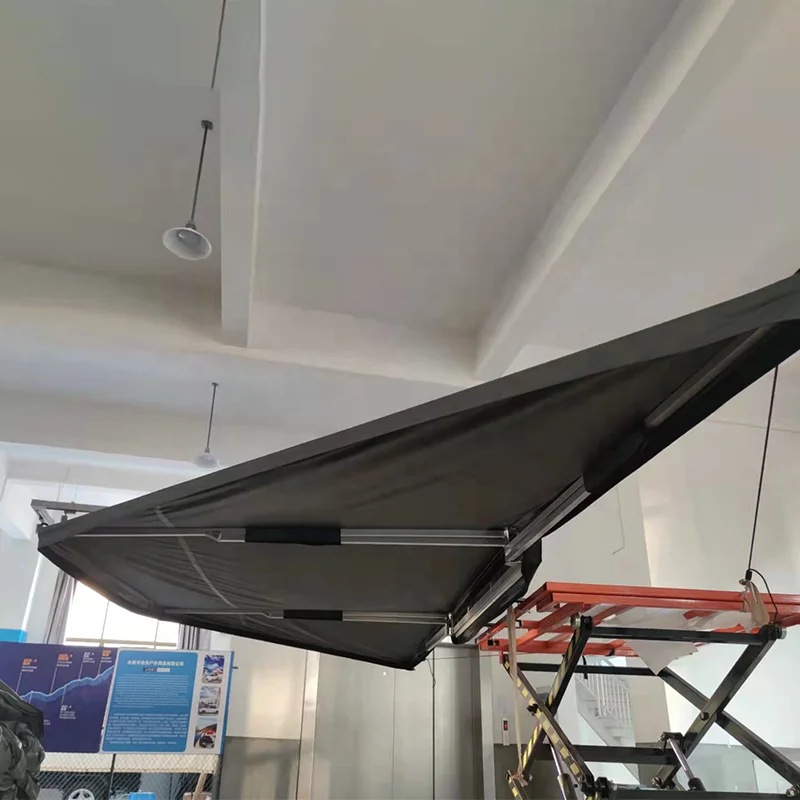 

Folding 180 Degree Awning Retractable 4WD Outdoor Shelter Tent Camping 180 Car Side Awning For Travel