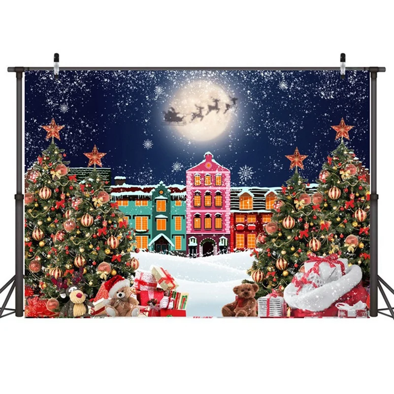 210X150cm عيد الميلاد خلفية القماش ندفة الثلج ديكور الحفلات عطلة الأطفال التصوير خلفية القماش ، B دائم سهلة التركيب