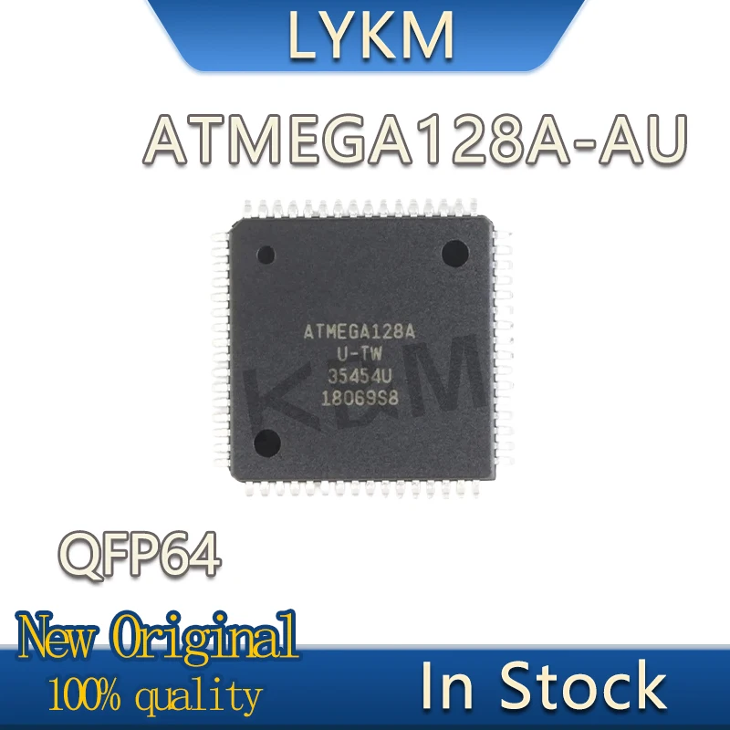 

10-50/PCS New Original ATMEGA128A-AU ATMEGA128A QFP-64 Single chip microcomputer chip In Stock