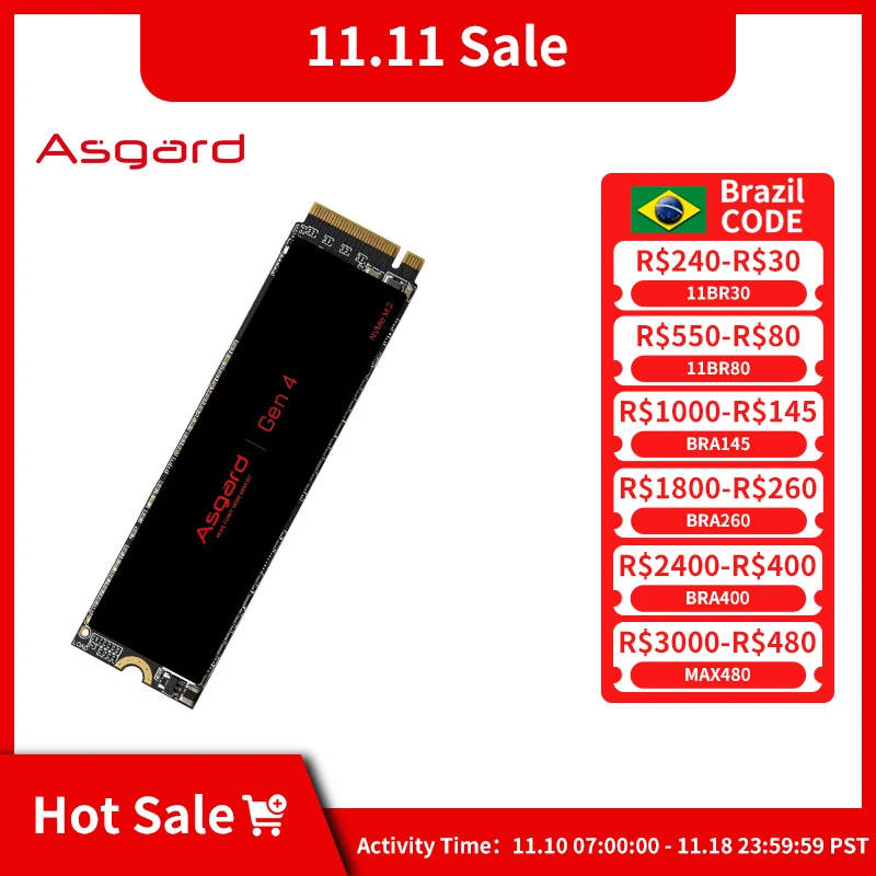 Asgard M2 512Gb PCIe 4.0 Lite SSD NVME 512Gb 1Tb 2Tb Solid State Drive Internal Hard Disk for Laptop Cache